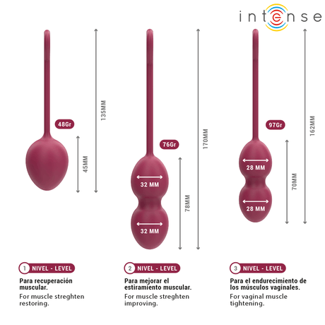 Liebeskugeln Charli Kegel Ball Kit Burgund.4