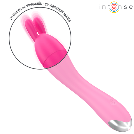 Intense - Cher Vibrator mit 20 Muster und Austauschbaren Aufsätzen