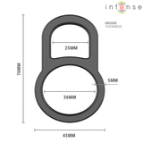 Penisring Conleth Verstellbarer Doppelpenisring Modell 3 Ø 2,5 cm.5