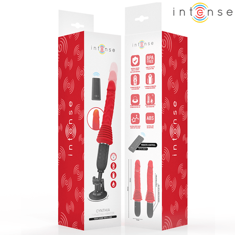 Intense - Cynthia Fernbedienungs-Stossvibrator mit Wärmefunktion