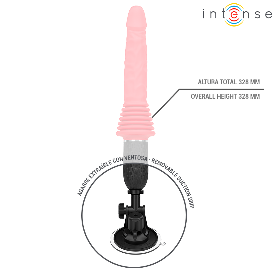 Vibrator Cynthia Fernbedienungs-Stossvibrator mit Wärmefunktion 17 x 4,1 cm.7