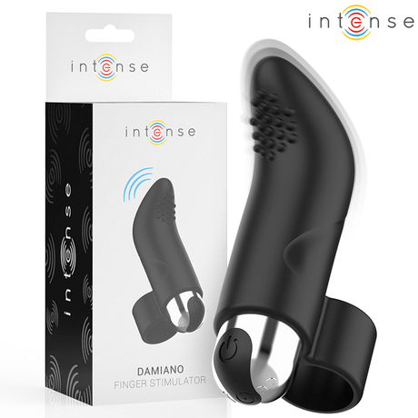 Vibrator Damiano Wiederaufladbarer Fingerstimulator 8,6 x 2,3 cm