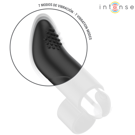 Vibrator Damiano Wiederaufladbarer Fingerstimulator 8,6 x 2,3 cm.4