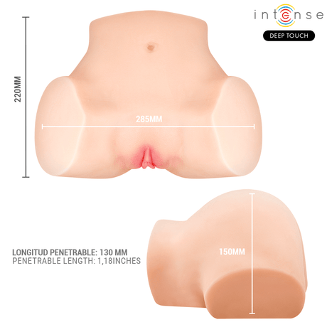 Intense Deep Touch – Nicole Vaginalmasturbator mit Saug-, Wärme-, Vibrations- und Stimmeffekten mit Fernbedienung 5,3 kg