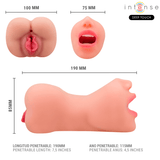Masturbator Deep Touch Riley Doppelmusturbator für Mund und Vagina.4