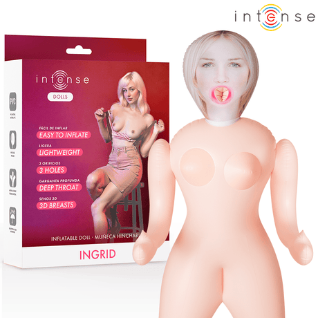 Intense Dolls - Aufblasbare Puppe Ingrid mit Drei Öffnungen