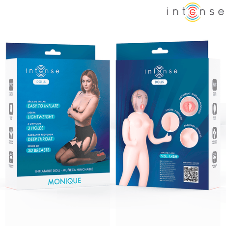Intense Dolls - Monique Aufblasbare Puppe mit Drei Öffnungen