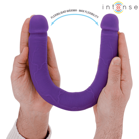 Intense - Gunter Dildo Doppelvibrator 40 cm Lila Fernbedienung