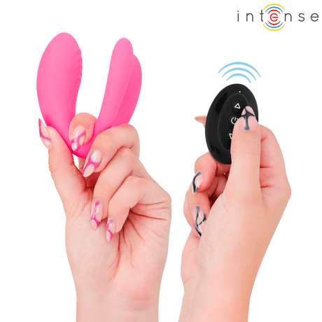 Intense - Julia Doppelvibrator-Klemmenstimulator mit Fernbedienung