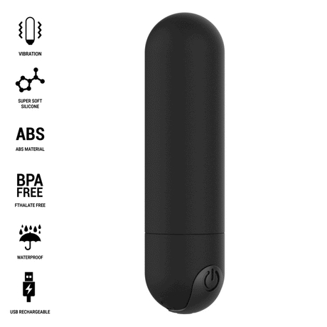 Liebeskugeln Karen Mini Wiederaufladbarer Vibrationskugel Schwarz 8 x 2,1 cm.1