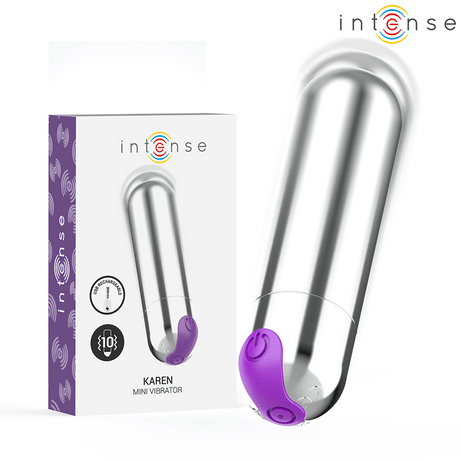 Liebeskugeln Karen Mini Wiederaufladbarer Vibrationskugel Silber 8 x 2,1 cm