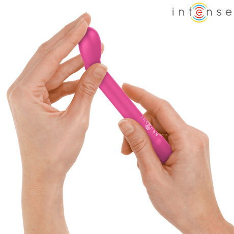 Auflegevibrator Karlie Wiederaufladbarer g-Spot-Stimulator Rosa 19 x 2,2 cm.3