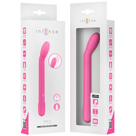 Auflegevibrator Karlie Wiederaufladbarer g-Spot-Stimulator Rosa 19 x 2,2 cm.7