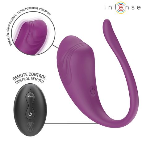 Intense - Olivia Purple Vibrations-Ei mit Fernbedienung