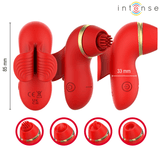 Auflegevibrator Patty-Stimulator mit 4 Aufsätzen Saug- Kletter- Kitzel- und Leckfunktion.2
