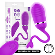 Vibrator Sookie Fernbedienungs-Vibrationsei Lila 7 x 7 cm