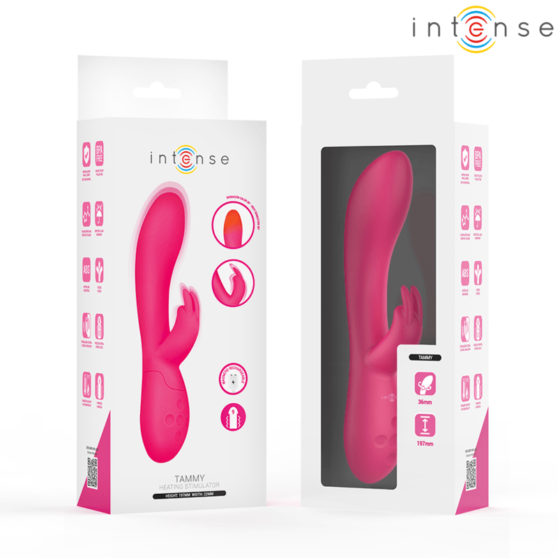 Rabbit-Vibrator Tammy Kaninchen-Stimulator mit Wärme 8 x 3,6 cm.6