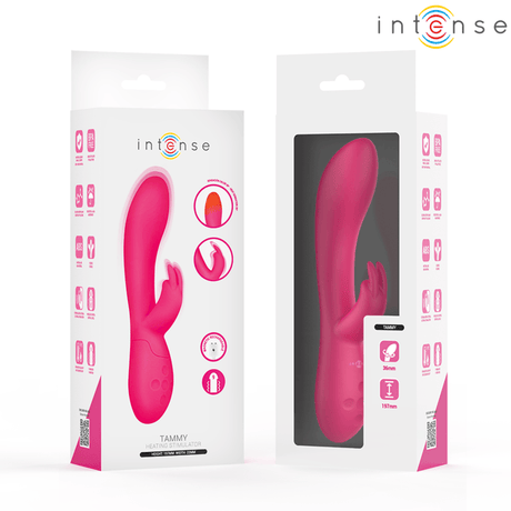 Rabbit-Vibrator Tammy Kaninchen-Stimulator mit Wärme 8 x 3,6 cm.6