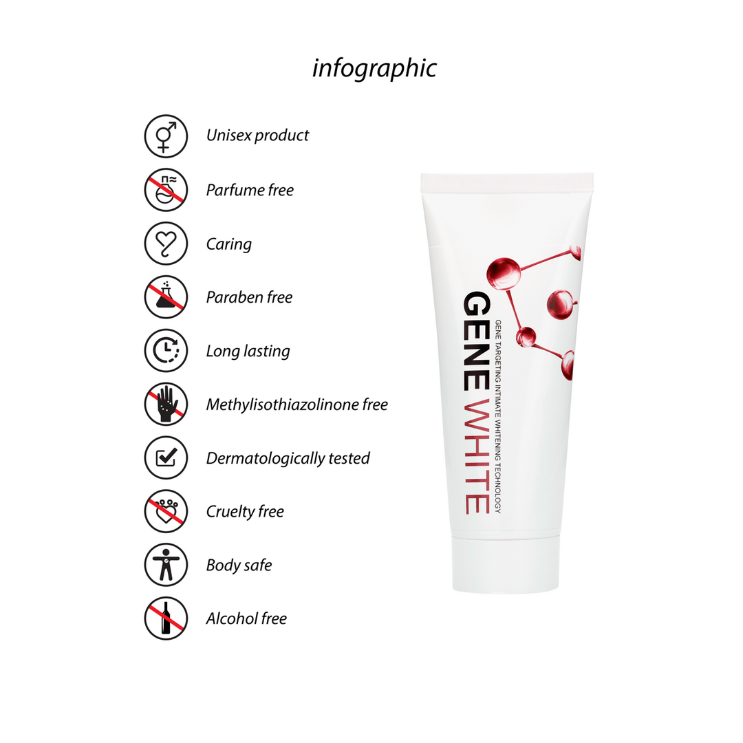 Intimpflege Pharmquests Gene White aufhellende Creme 100 ml – Ansicht 4