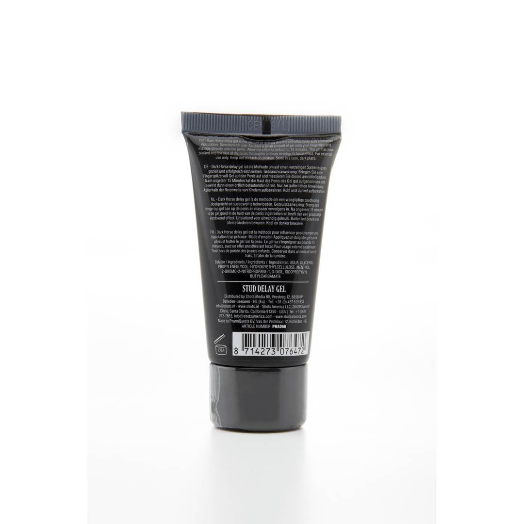 Intimgel Pharmquests Stud Dark Horse zum Verzögern 50 ml – Ansicht 2