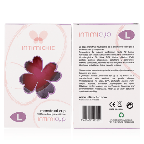 Intimichic - Menstrual Cup Medizinisches Silikon - Grösse L