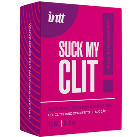 Intt - Suck My Clit Saugeffekt-Gel Wilde Erdbeere 15 ml