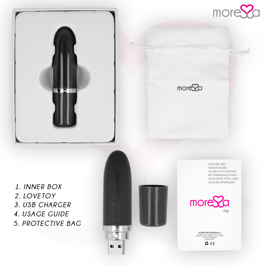 Ivy Reise-Vibrator Schwarz – Ansicht 6