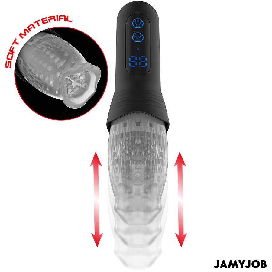 Masturbator Blow-R mit Stoss- und Rotationsfunktion 9 cm.2