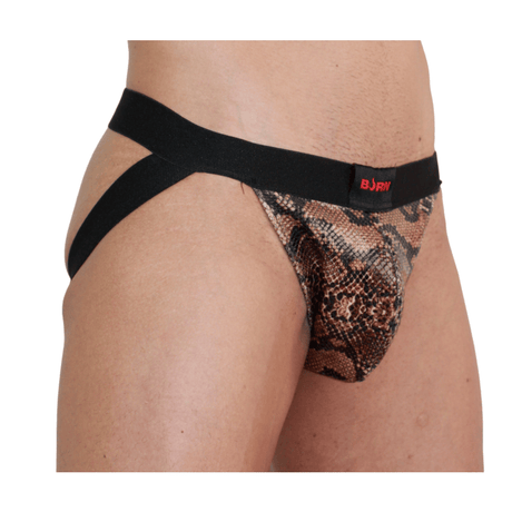 Jockstrap 002 Snake Schwarz – Größe M