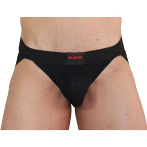 Jockstrap 003 Glänzend Schwarz Größe L