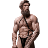Jockstrap-Harness aus Ökoleder für Herren