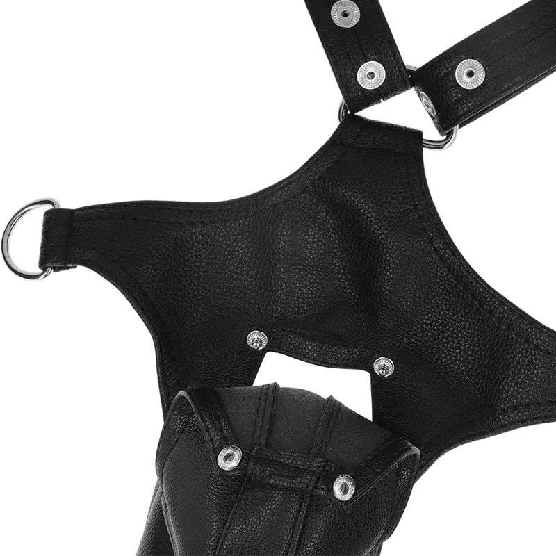 Jockstrap-Harness aus Ökoleder für Herren – Ansicht 6