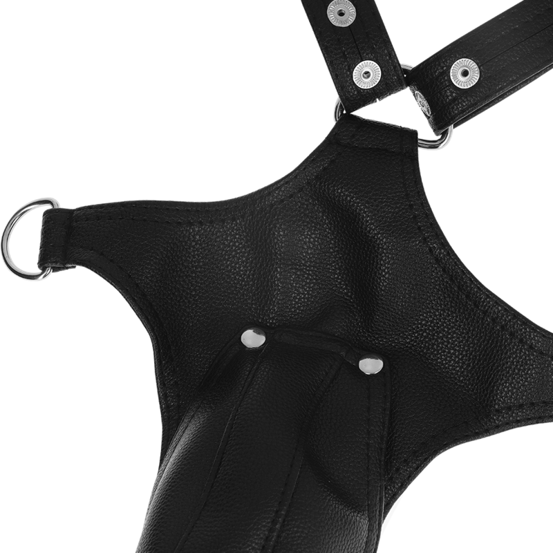 Jockstrap-Harness aus Ökoleder für Herren – Ansicht 5