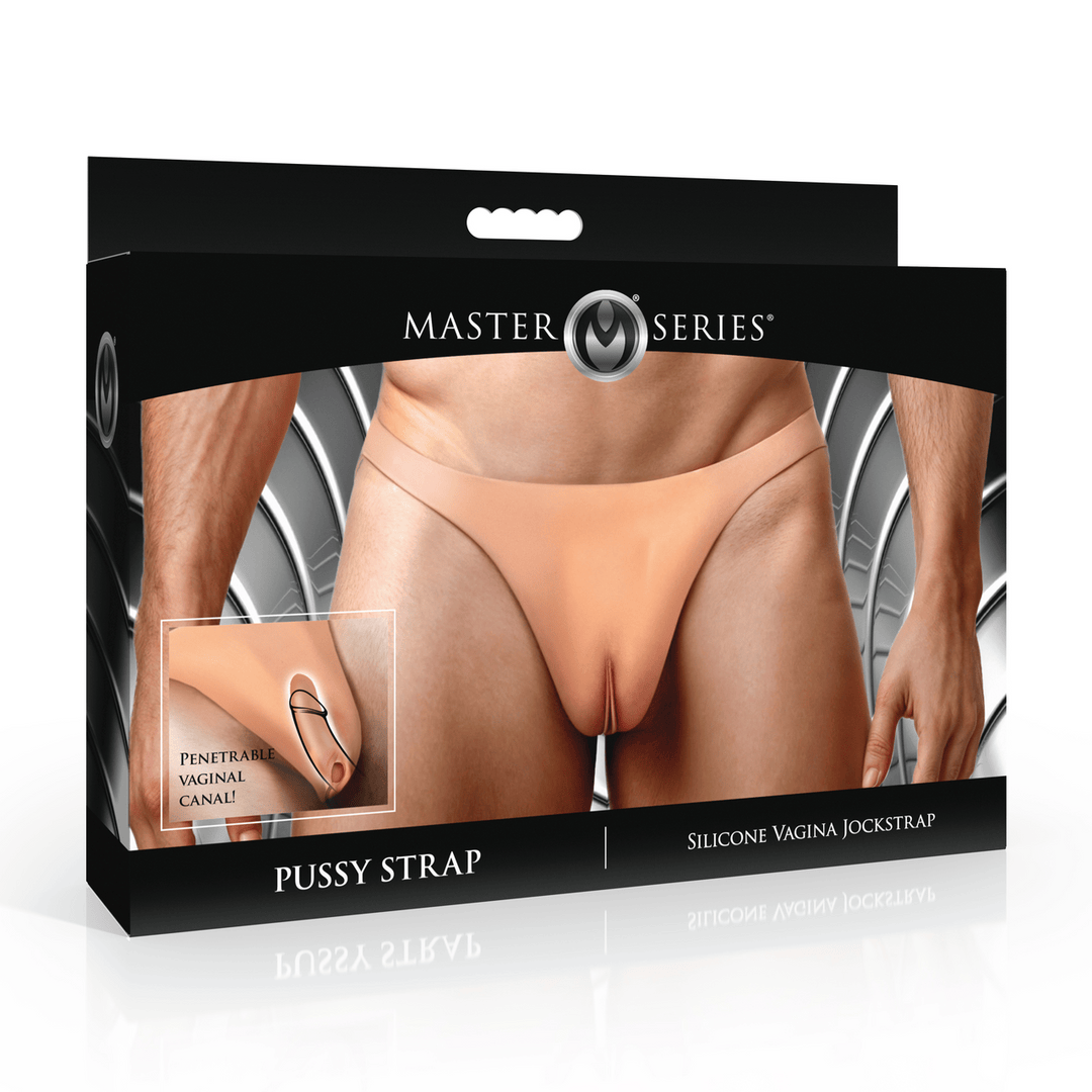 Jockstrap Master Series Pussy Strap mit Silikon-Vagina Natur – Ansicht 2