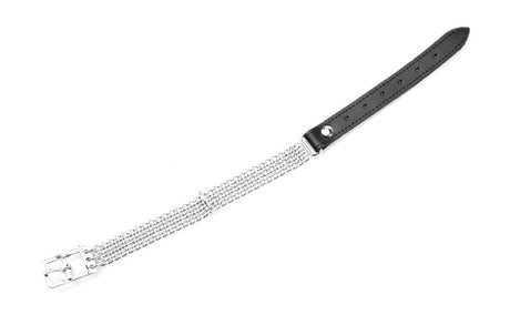 Kettenhalsband Steel Schwarz