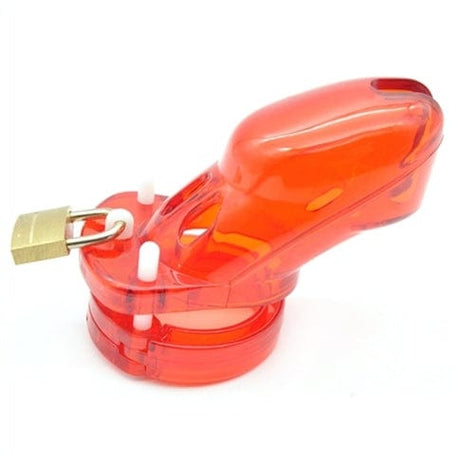 Keuschheitsgürtel locky 8 x 3.3 cm Rot