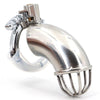 Peniskäfig Abraham Edelstahl 11cm - Keuschheitskäfig 33mm
