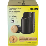 Masturbator Keon Wifi Combo Victoria June Automatischer + Feel Stroker 23 x 13 cm.2