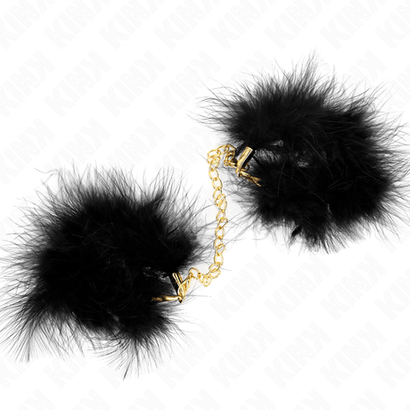Kink - Federhandmanschetten mit Goldkette Modell 0