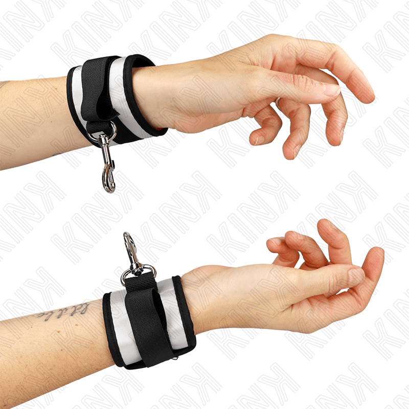 Kink - Neopren Handgelenkmanschetten Grau 23 x 5 cm