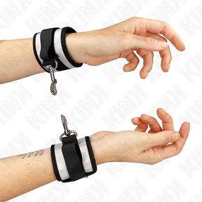 Kink - Neopren Handgelenkmanschetten Grau 23 x 5 cm