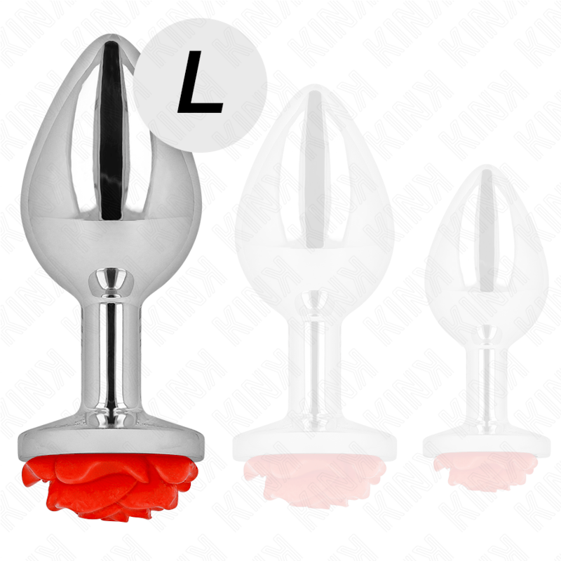 Kink - Plug Anal Rose Rot Grösse L