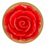 Kink - Rosa Goldener Analstecker mit Roter Rose L