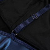Kleid Kleid mit blauen Lederträgern S/M