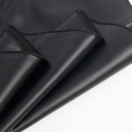 Kleid Kleid mit schwarzen Lederträgern S/M