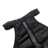 Kleid Neckholder-Kleid mit Transparenzen Schwarz S/M