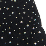 Kleid Netzkleid mit Strasssteinen Schwarz Einheitsgröße – Ansicht 8