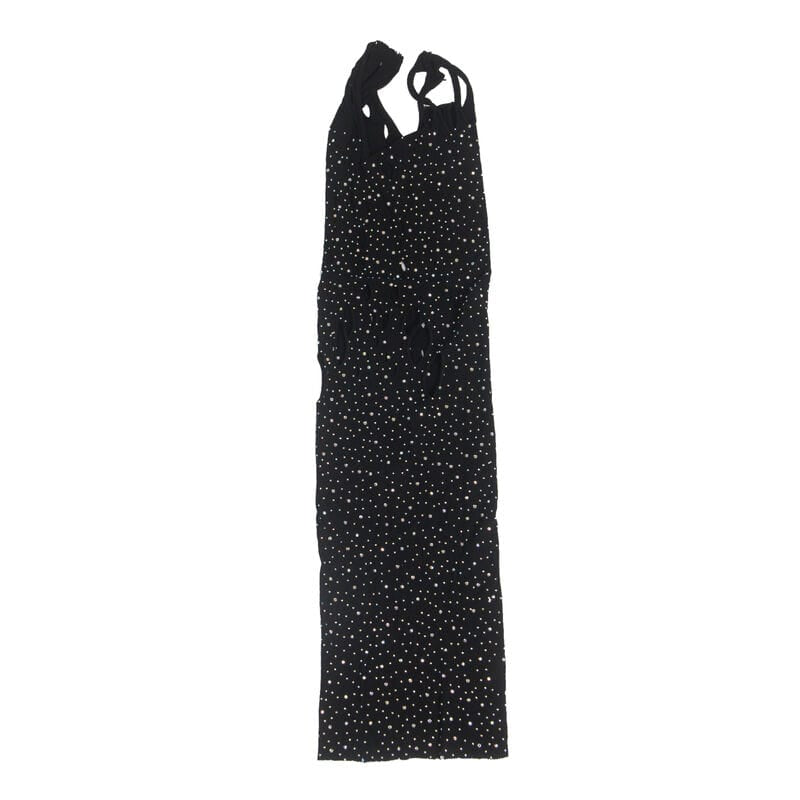 Kleid Netzkleid mit Strasssteinen Schwarz Einheitsgröße – Ansicht 7