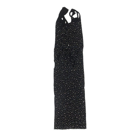Kleid Netzkleid mit Strasssteinen Schwarz Einheitsgröße – Ansicht 7