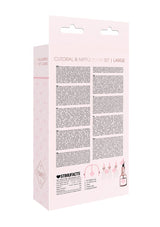 Klitoris- und Brustwarzenpumpen-Set Large Pink 76,5 cm – Ansicht 3